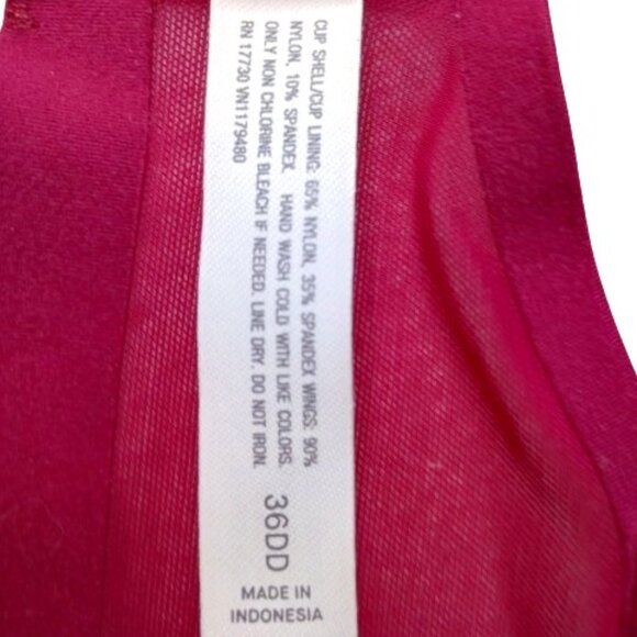 Auden Women's Mesh Unlined Demi Bra Size 36DD NWT - Picture 8 of 11